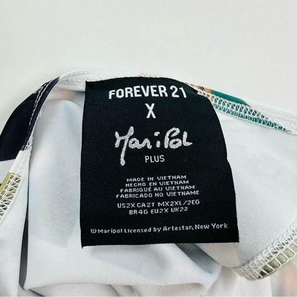 Forever 21 x Maripol Polaroid Photo Snapshot Bodysuit Size 2X - Picture 9 of 10